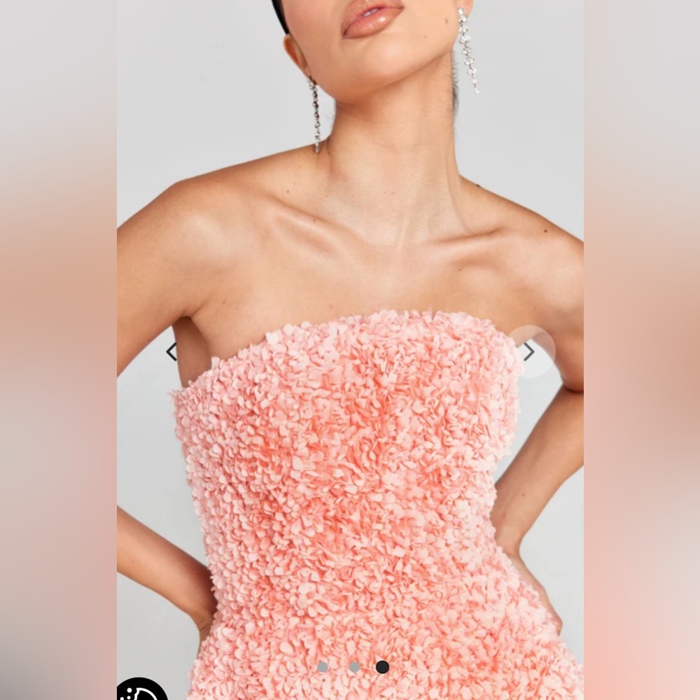 Nadine Merabi Maisy Peach Dress - Picture 3 of 6